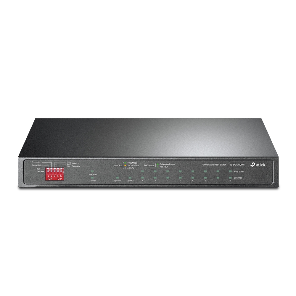 TP-Link TL-SG1210MP 10-Port Unmanaged Gigabit Switch