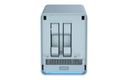 QNAP QMIROPLUS-201W-AU Tri-Band Mesh Wi-Fi SD-WAN Router and 2-Bay NAS, AC2200, 2.5GbE