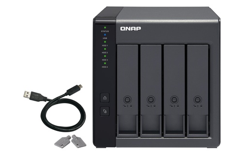 QNAP TR-004 4-Bay USB-C DAS with Hardware RAID