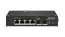 Hikvision DS-3T0506HP 4-Port Gigabit Industrial Unmanaged Hi-PoE Switch